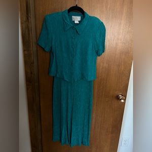 Vintage Karin Stevens 2 piece dress